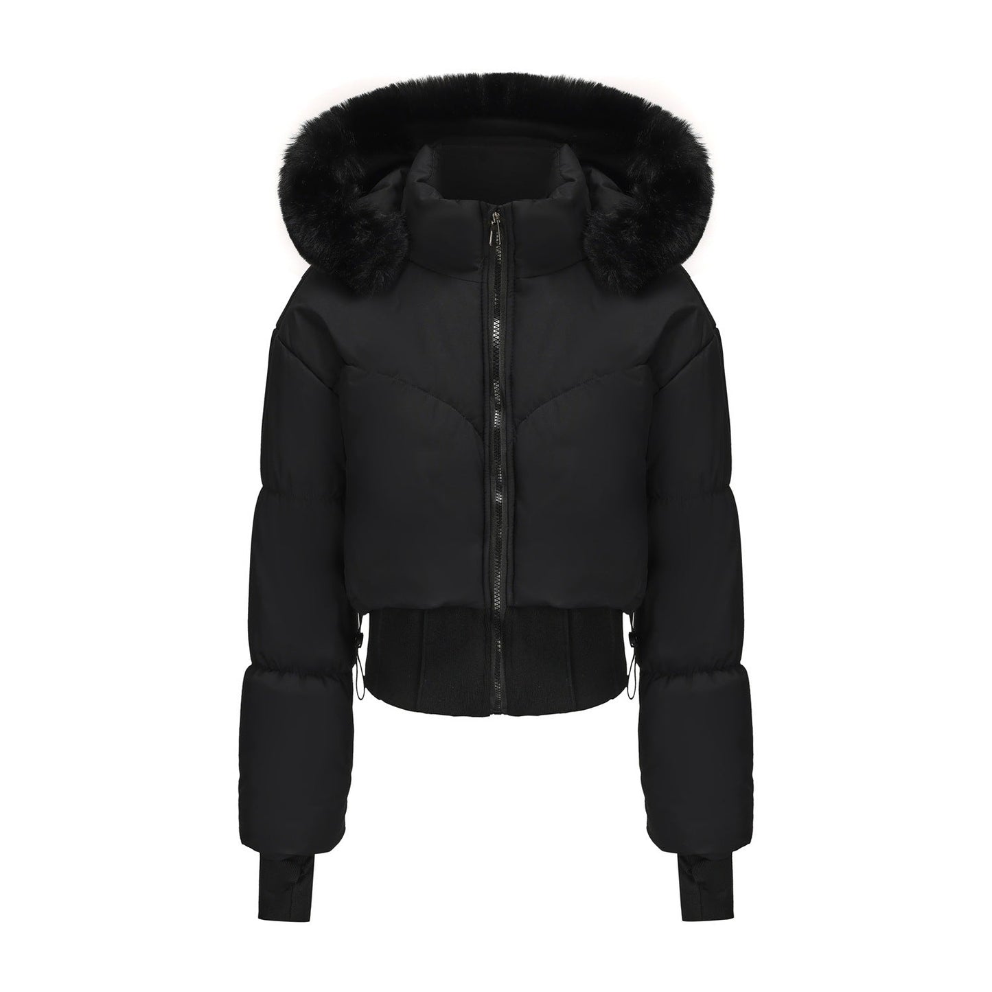 Chaqueta Mujer Capucha Ajustada