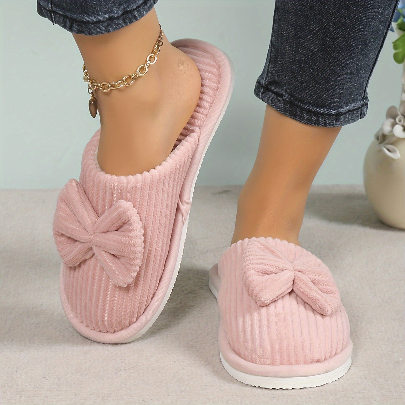 Zapatillas Invierno Mujer Forro Peluche Calientes