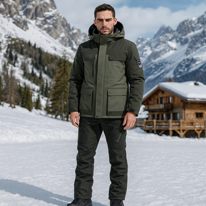 Chaqueta esquí hombre impermeable térmica