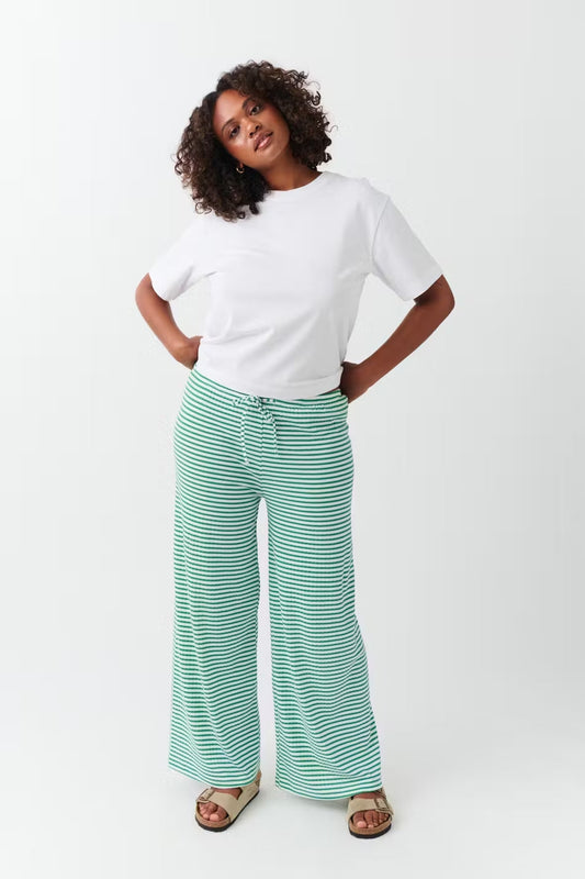 Pantalones Mujer Rayados Cómodos Primavera - Vestiria