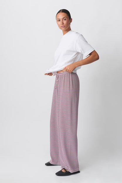 Pantalones Mujer Rayados Cómodos Primavera