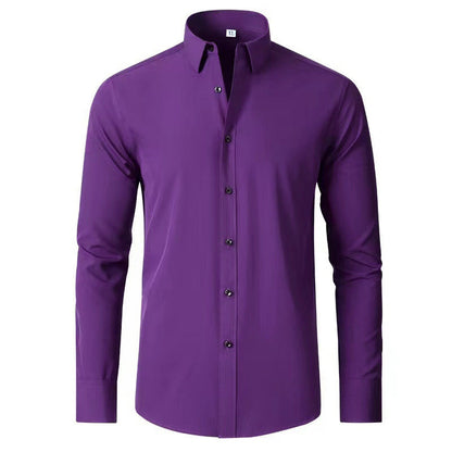 Camisa Hombre Elástica Antiamarilleo