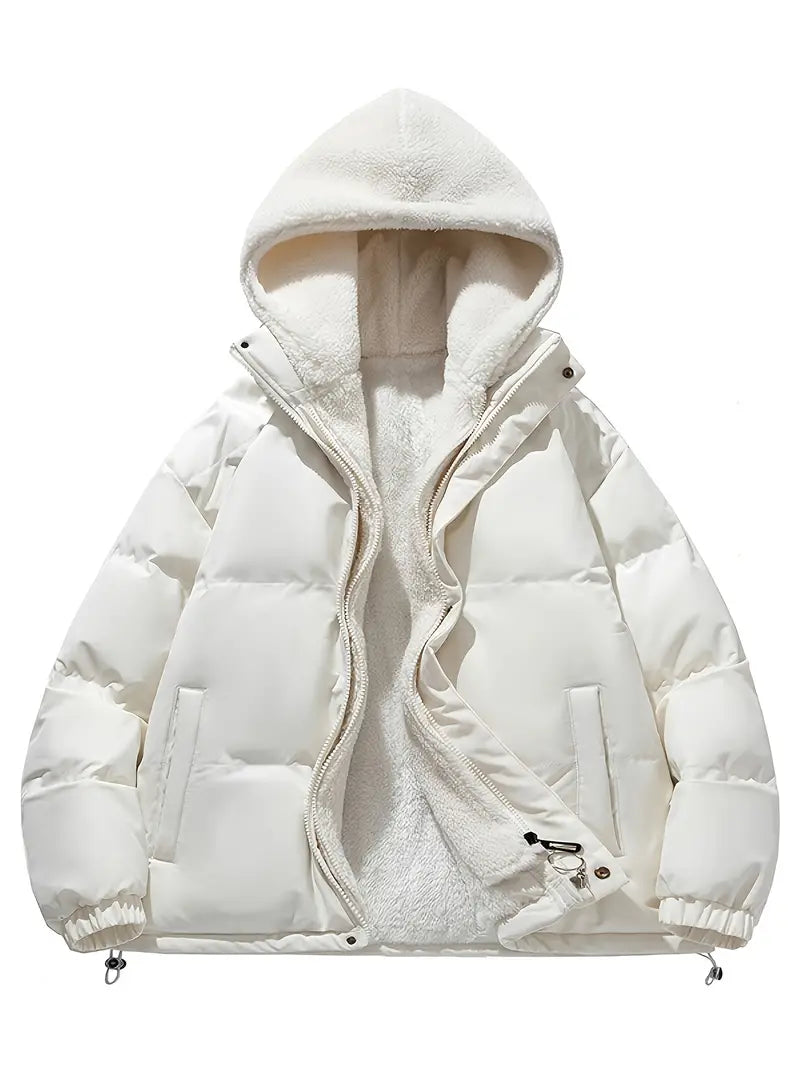 Abrigo Puffer Invierno Mujer Con Capucha - Vestiria