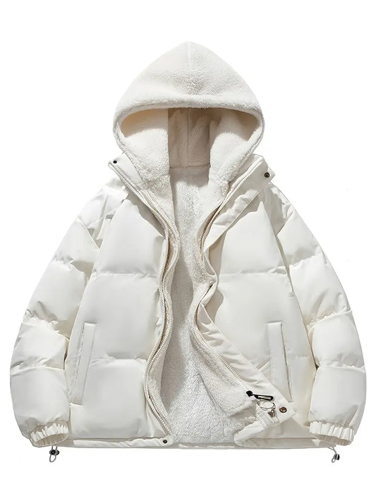 Abrigo Puffer Invierno Mujer Con Capucha - Vestiria