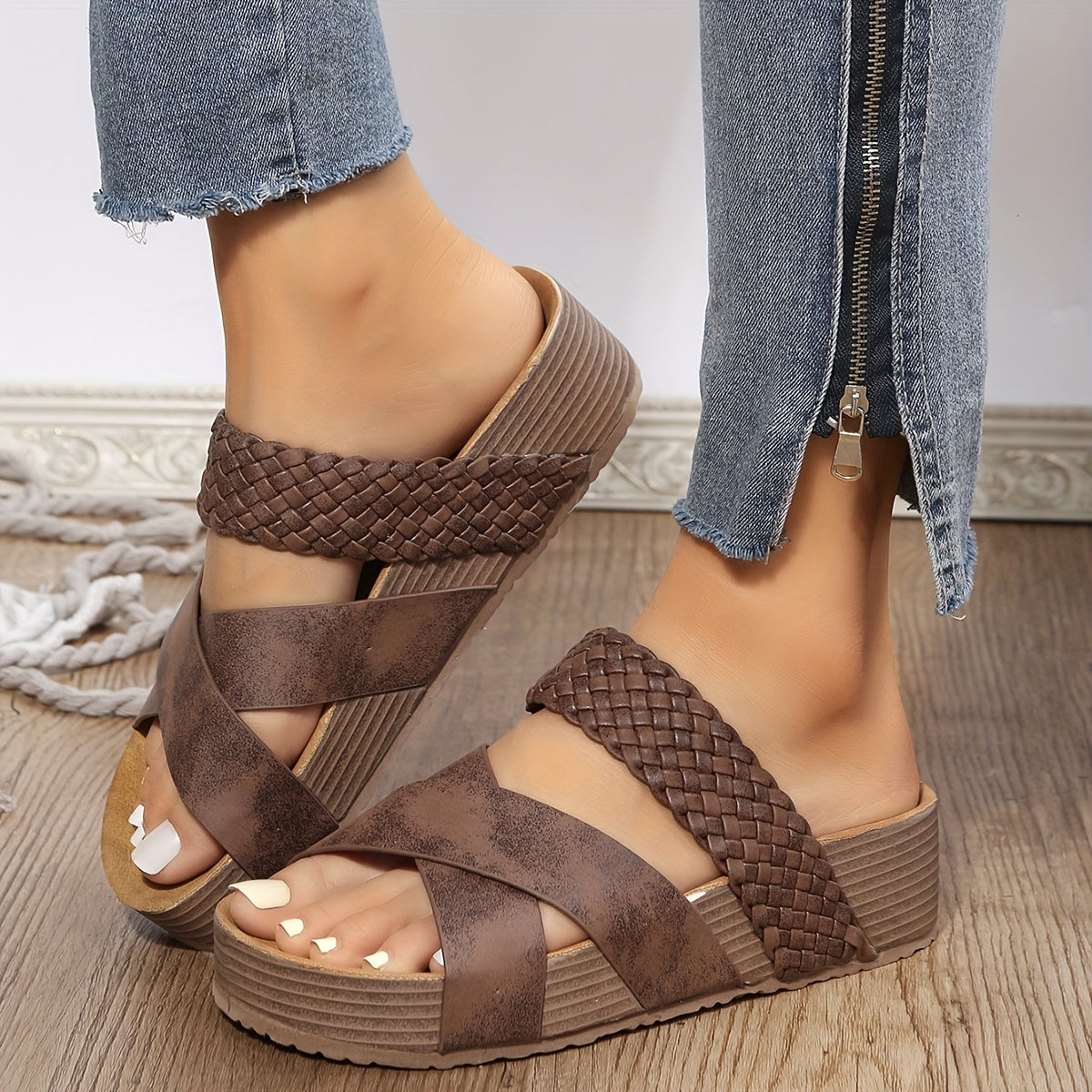 Sandalias cómodas con soporte arco - Vestiria