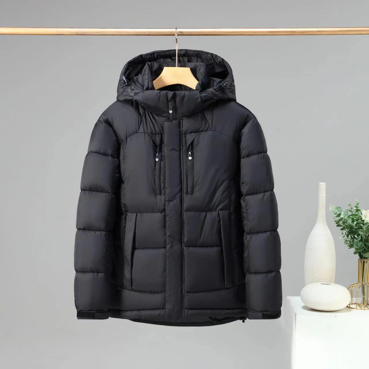Abrigo Invierno Impermeable con Capucha