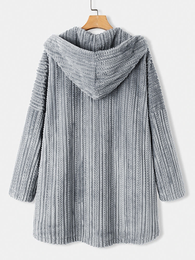 Abrigo Invierno Caliente con Capucha - Vestiria