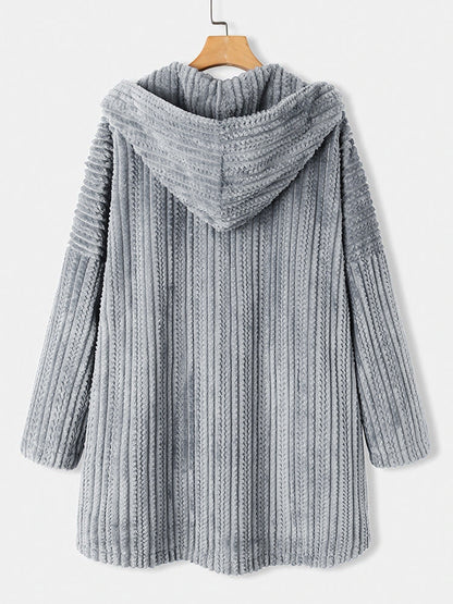 Abrigo Invierno Caliente con Capucha - Vestiria