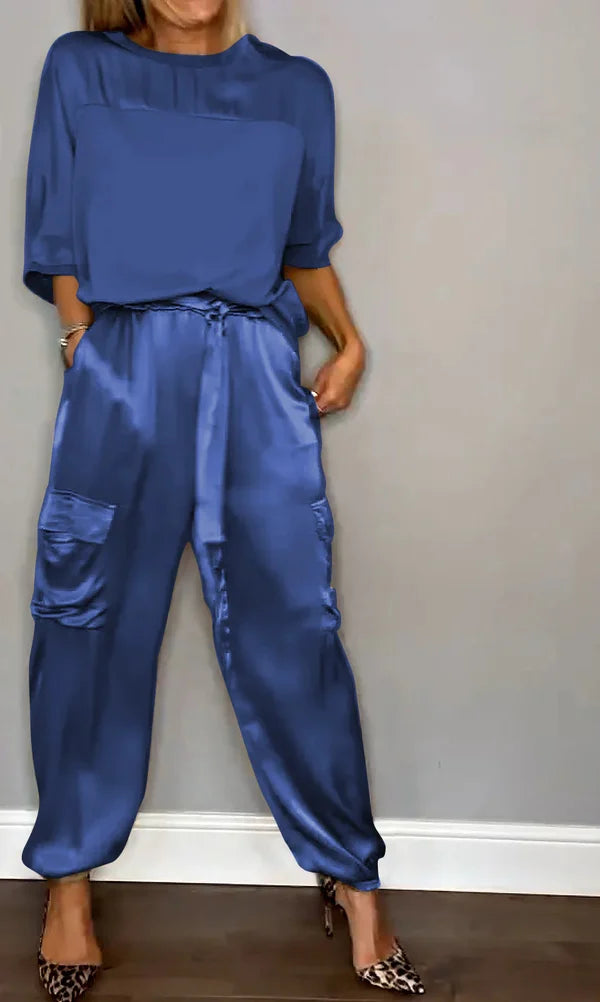 Conjunto Satín Seductor Mujer