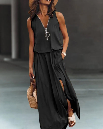 Vestido de verano conjunto falda y blusa mujer