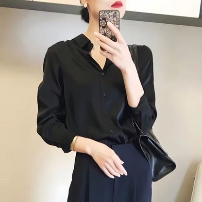 Blusa Satinada Glamour Femenina