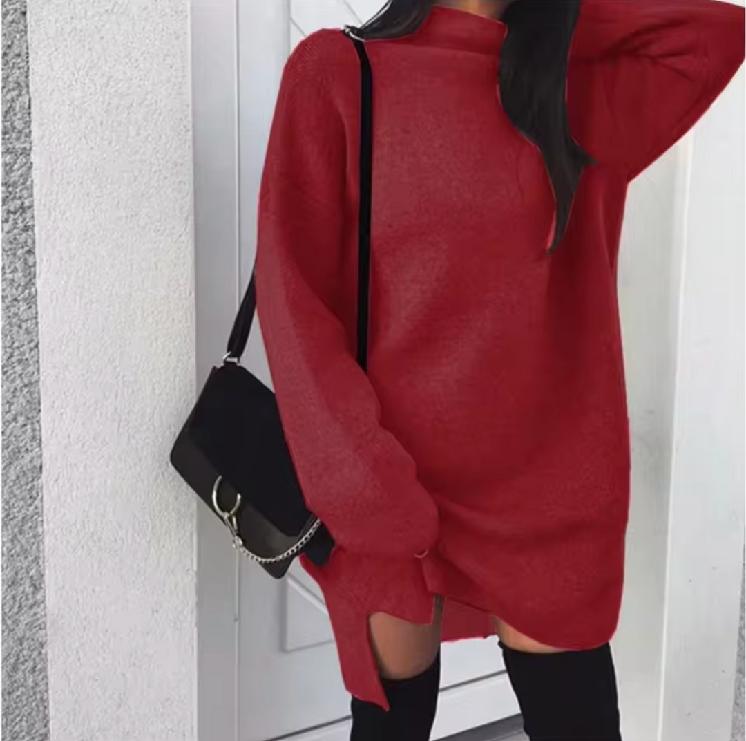 Vestido Invierno Mujer Abultado Cálido