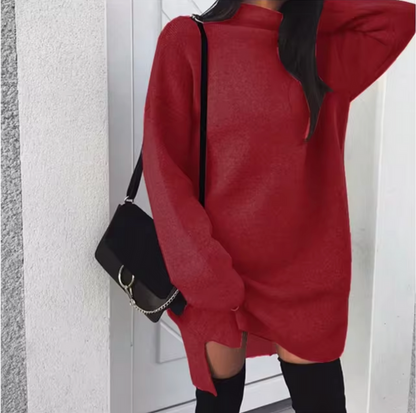 Vestido Invierno Mujer Abultado Cálido