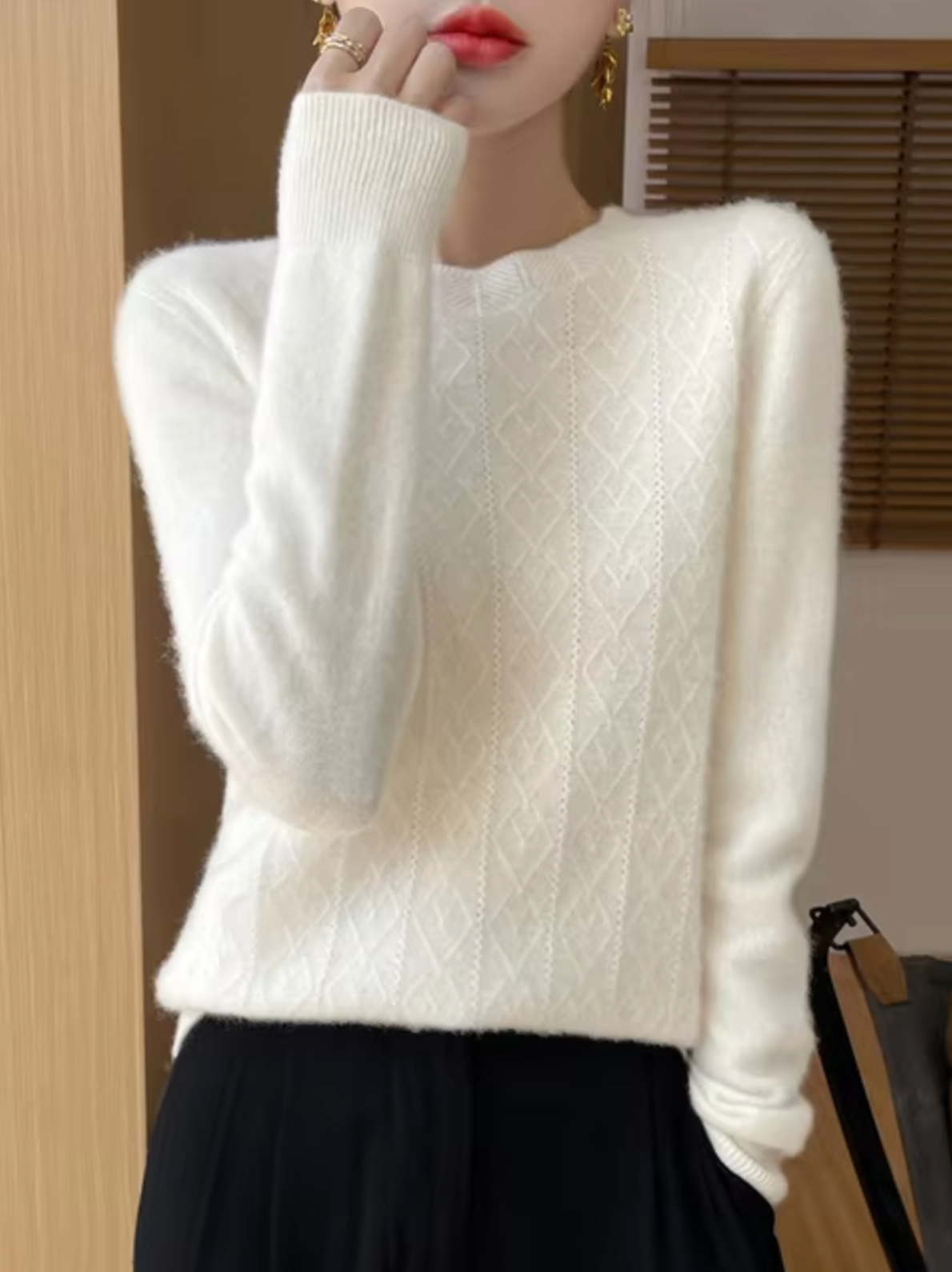 Jerséis de lana suave y cálida de invierno