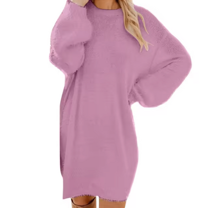 Vestido de punto cómodo mujer informal