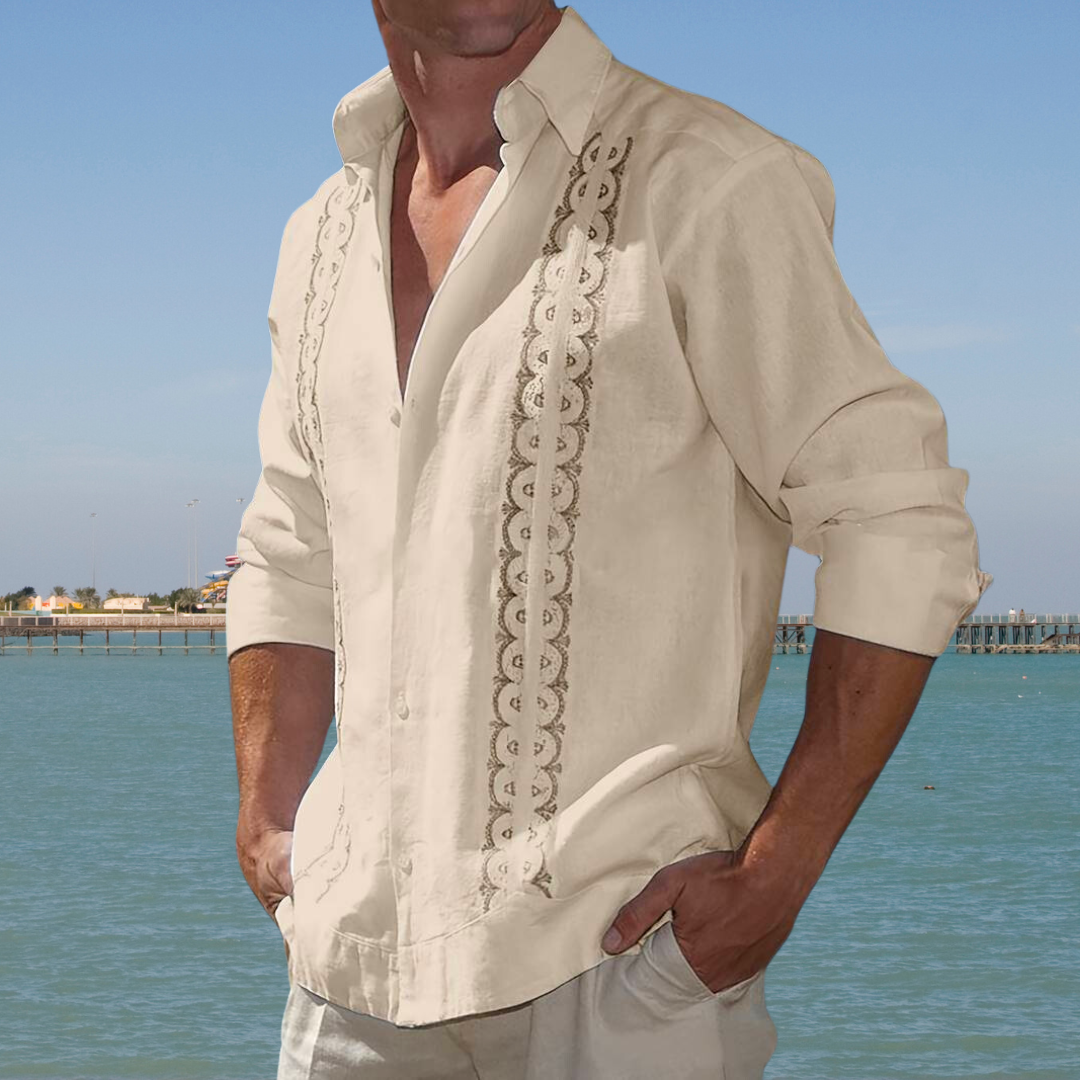 Camisa Hombre Clásica y Tranquila