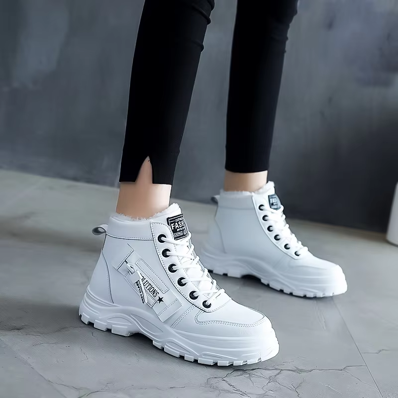 Botas Mujer Invierno Estampado Letras