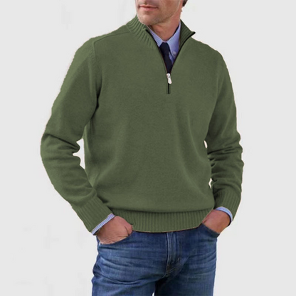 Suéter Hombre Cuello Alto Cremallera