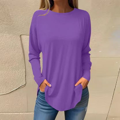 Jersey Cuello Redondo Algodón Suave