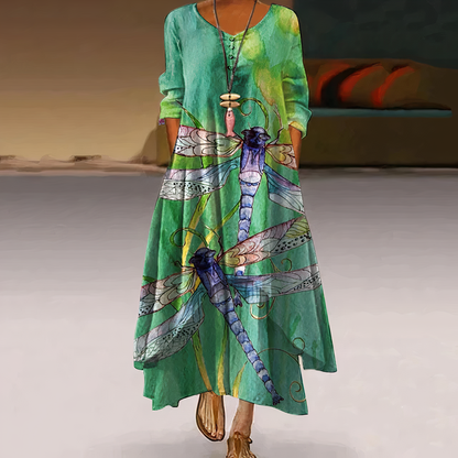 Vestido Mujer Algodón Estilo Chic