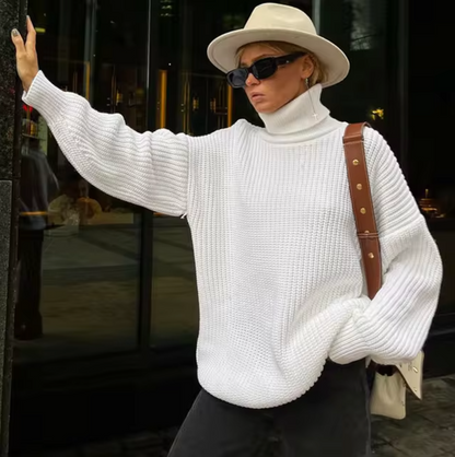 Sudadera Punto Grande Cuello Alto