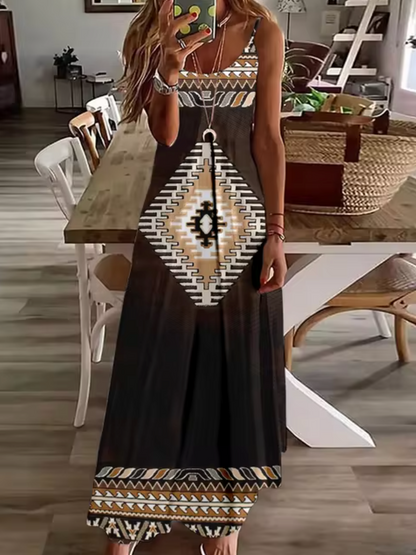 Vestidos Boho Grande Estilo Retro