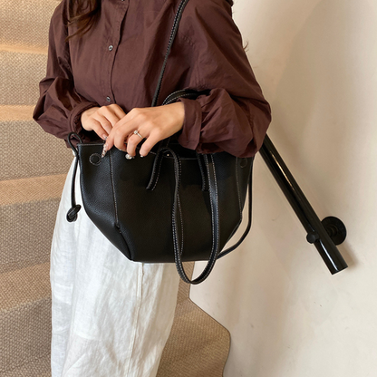 Bolso Bandolera Mujer Estilo Clásico Negro - Vestiria