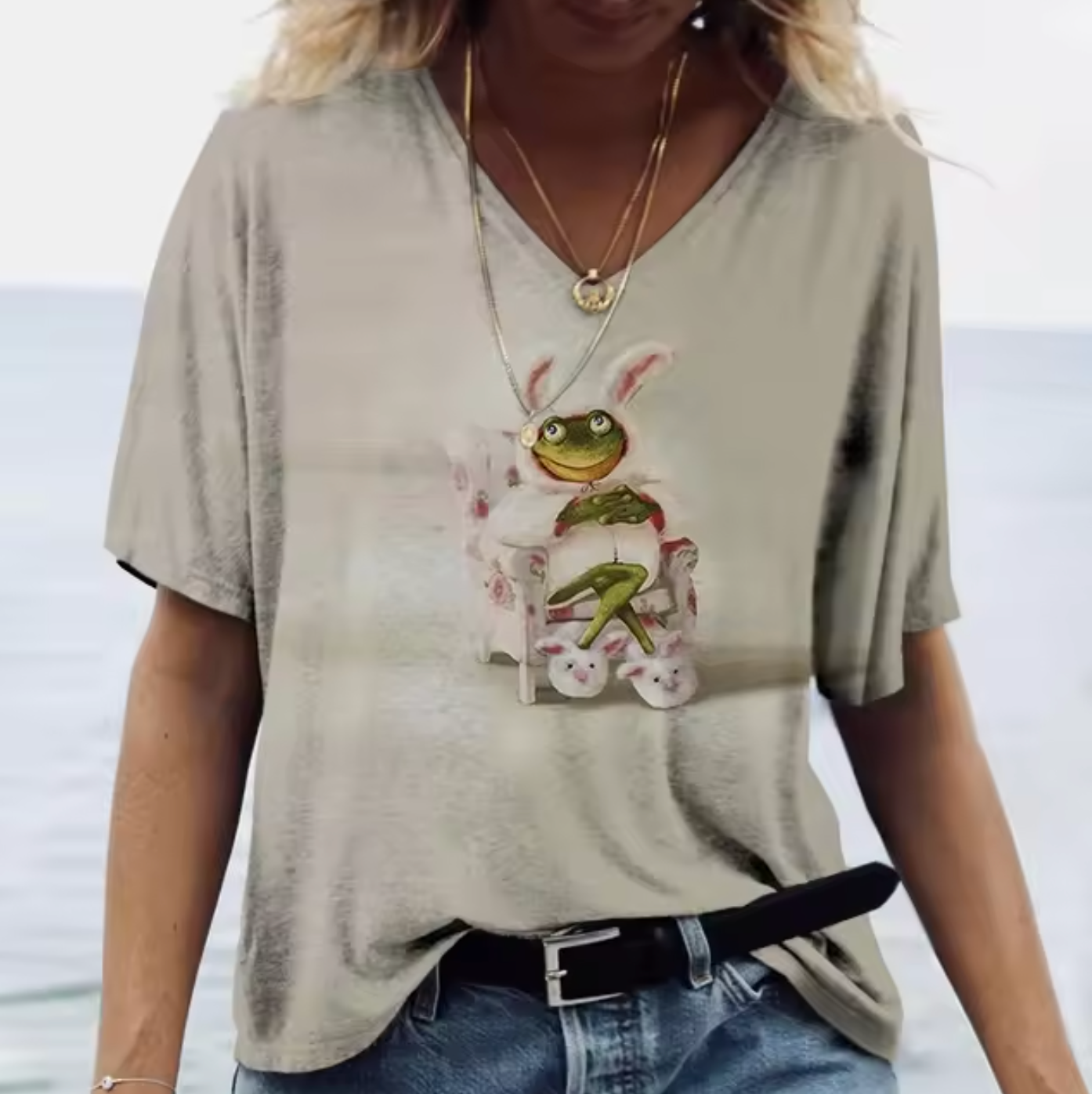 Camisetas Coloridas con Conejos Divertidos