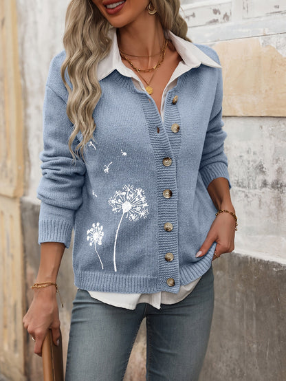 Chaquetilla de punto elegante con botonadura - Vestiria