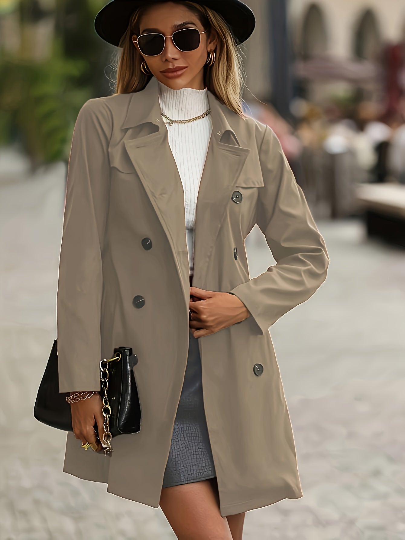 Chaquetón Mujer Otoño Elegante - Vestiria
