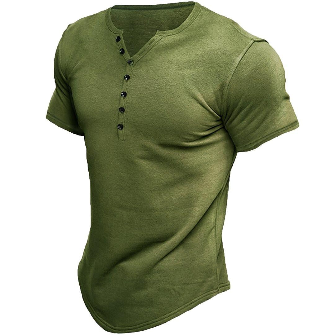 Camiseta ajustada de hombre con cierre frontal