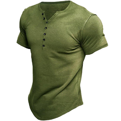 Camiseta ajustada de hombre con cierre frontal