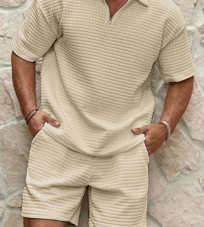Chaquetón y pantalón corto deportivo hombre - Vestiria