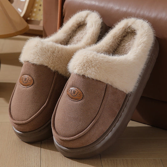 Pantuflas Hombre Piel Calientes Antideslizantes - Vestiria