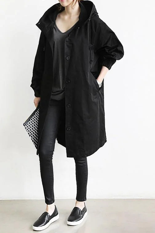 Abrigo Impermeable Mujer Gran Talla Corto