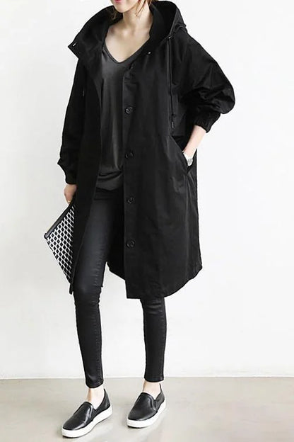 Abrigo Impermeable Mujer Gran Talla Corto