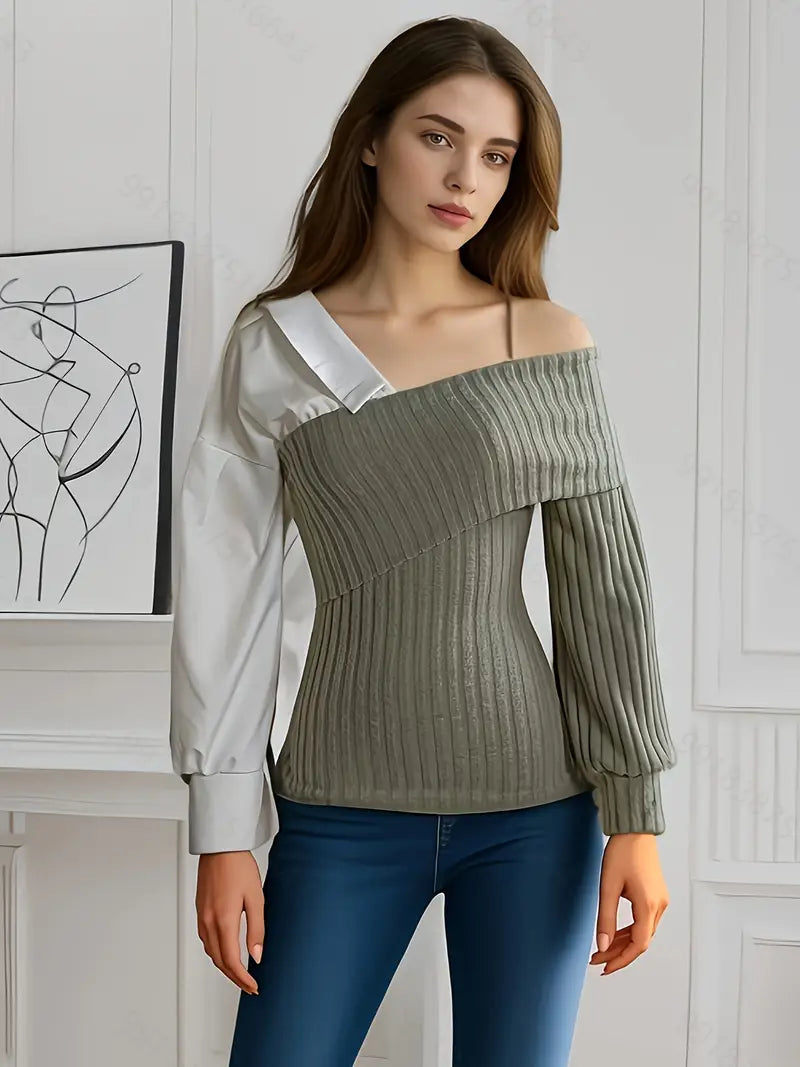Blusa Asimétrica con Estilo Chic - Vestiria