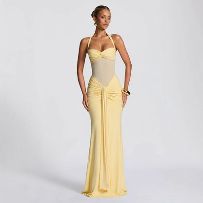 Vestido Ceñido con Espalda Descubierta