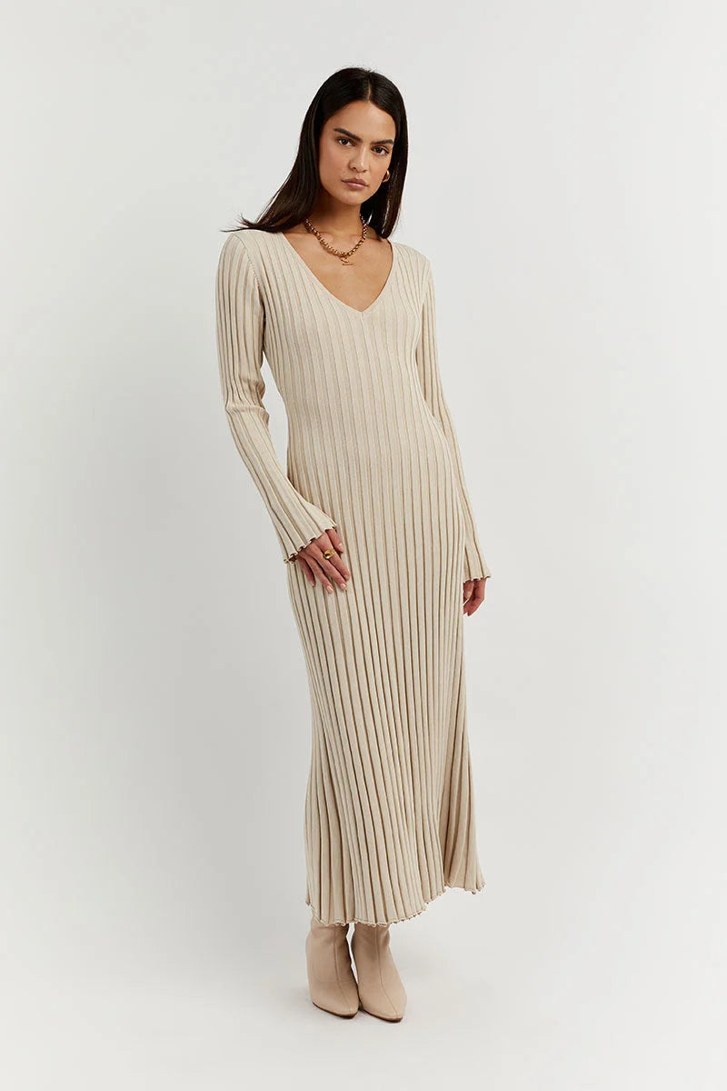Vestido de Punto Cálido y Elegante - Vestiria