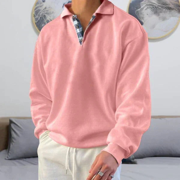 Jersey Hombre Cuadros Relajado