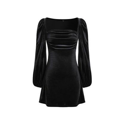 Vestido Mujer Terciopelo Lujoso
