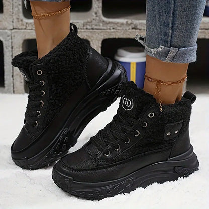 Botas Mujer Impermeables Felpa Cálidas