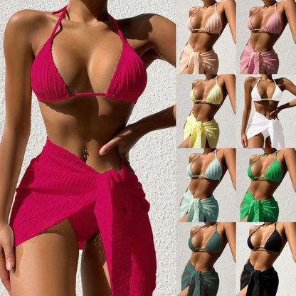 Bikini de playa sin espaldas con cuello halter - Vestiria