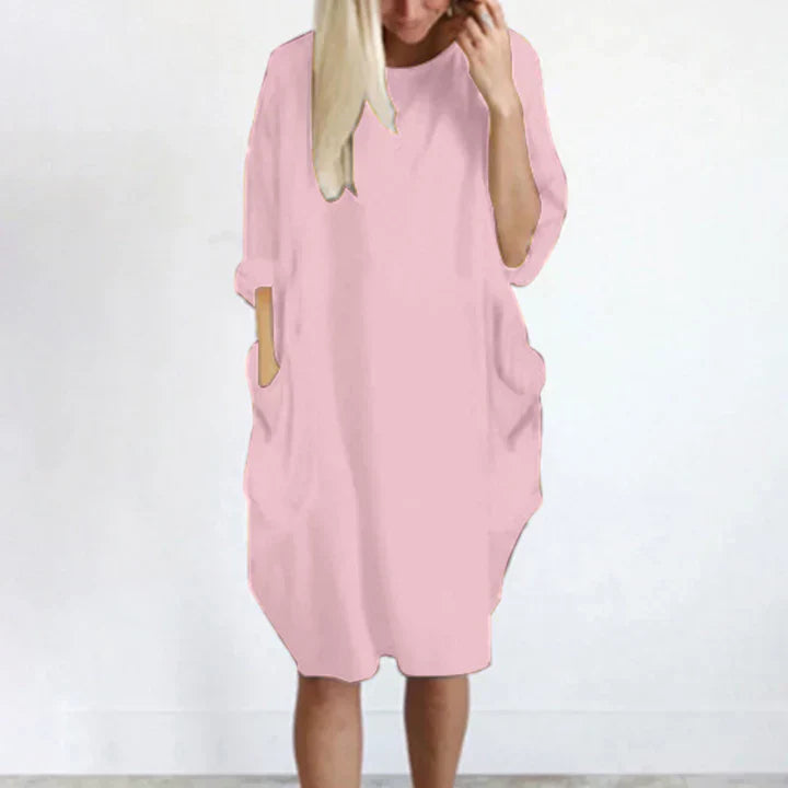 Vestido Informal Manga Larga Elegante - Vestiria
