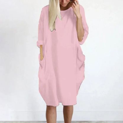 Vestido Informal Manga Larga Elegante - Vestiria
