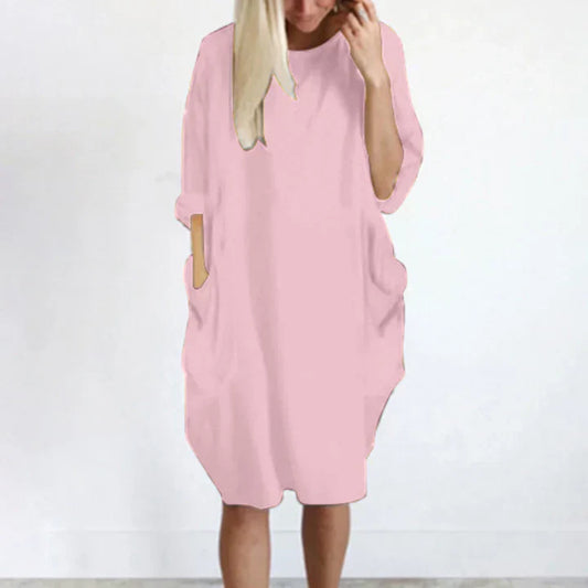 Vestido Informal Manga Larga Elegante - Vestiria