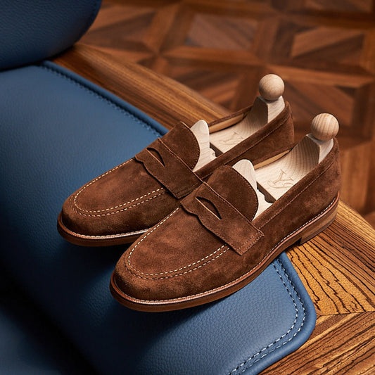 Zapatos hombre cuero auténtico estilo elegante - Vestiria