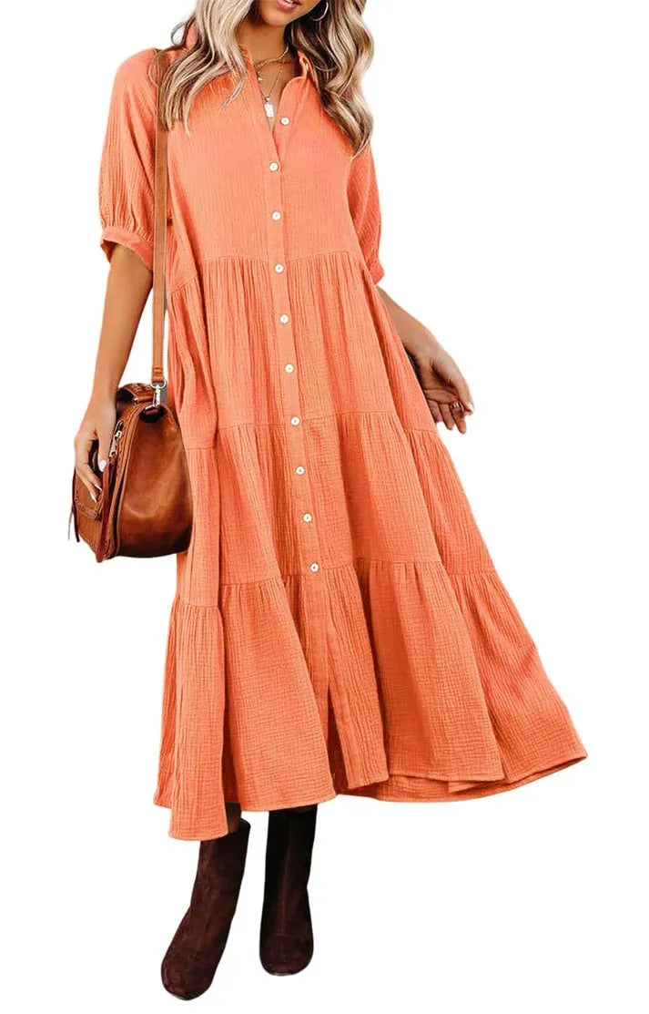 Vestido Playa Boho Ligero y Fresco