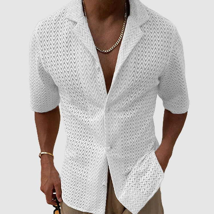 Camisa de punto básica elegante