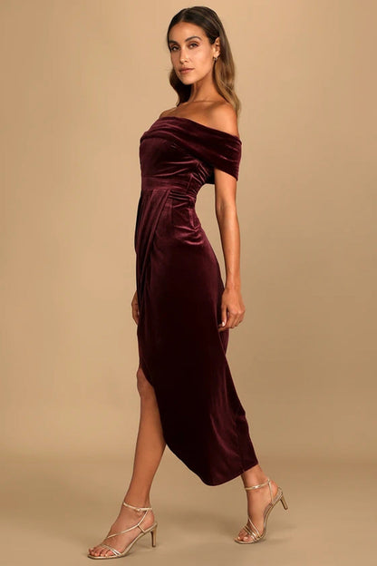 Vestido Mujer TerCIOPelo Lujoso Fátima